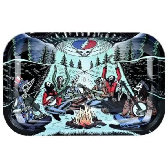 Grateful Dead UFO Jam Rolling Tray ~ w/Magnetic Lid ~ 11" x 7" ~ Brand New! - Picture 2 of 3